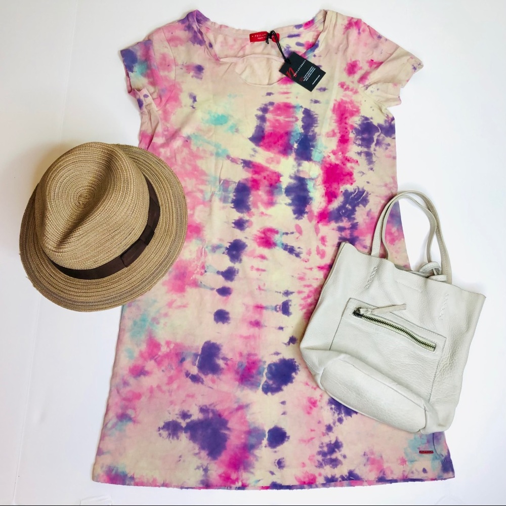 n:PHILANTHROPY Custom Tie Dyed T-shirt Dress